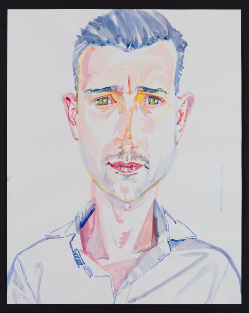Portrait of Jason Schneiderman by artist Don Barchardy